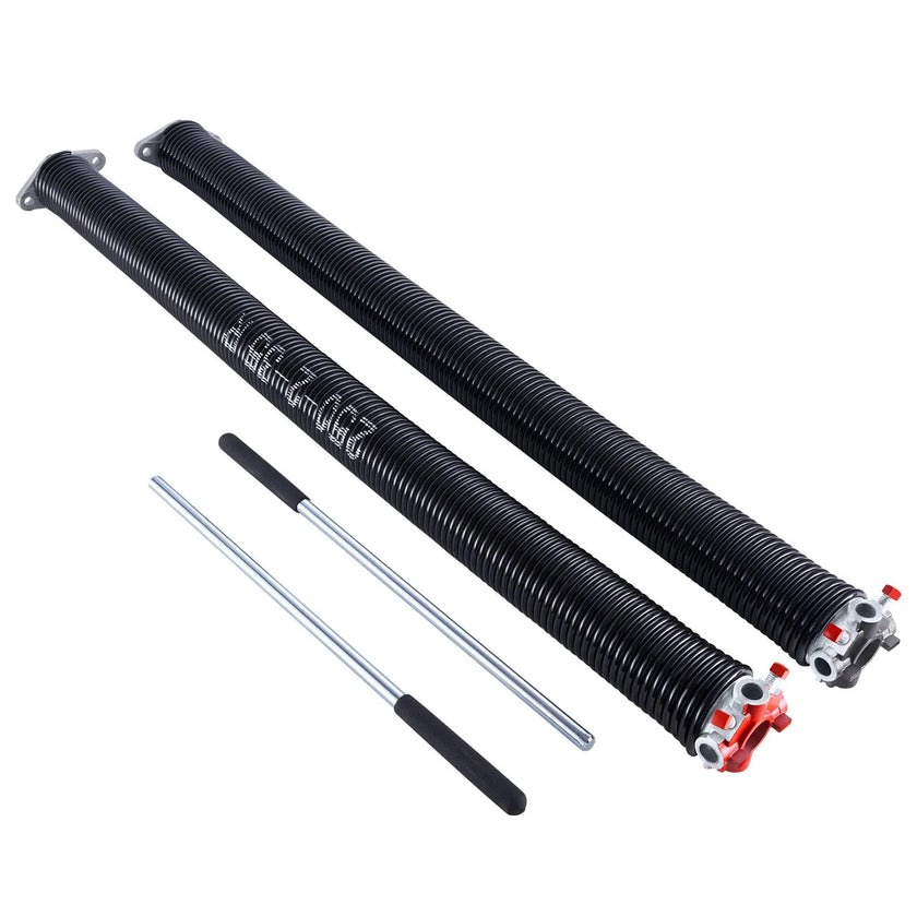 VEVOR Garage Door Torsion Springs Pair of 0.250 x 2 x 35 inch with Winding Bars