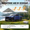 VEVOR 10x20FT Pop up Canopy with Removable Sidewalls, Instant Canopies Portable Gazebo & Wheeled Bag, UV Resistant Waterproof, Enclosed Canopy Tent for Outdoor Events, Patio, Backyard, Party, Parking
