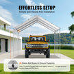 VEVOR 10x20FT Pop up Canopy with Removable Sidewalls, Instant Canopies Portable Gazebo & Wheeled Bag, UV Resistant Waterproof, Enclosed Canopy Tent for Outdoor Events, Patio, Backyard, Party, Parking