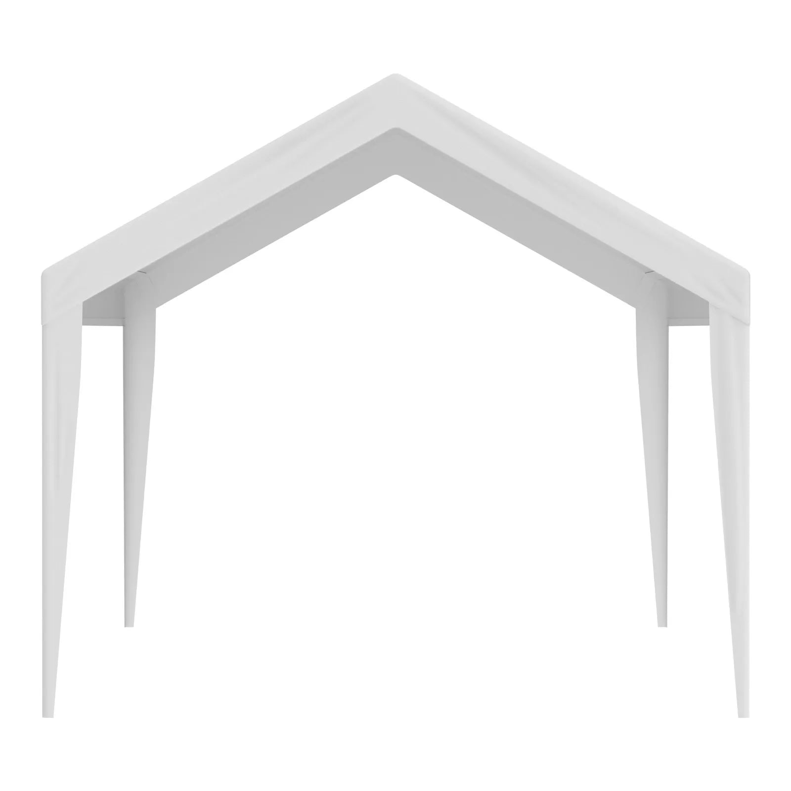VEVOR Carport Replacement Canopy Cover 10 x 20 ft, Garage Top Tent Shelter Tarp Heavy-Duty Waterproof & UV Protected, Easy Installation with Ball Bungees,White (Only Top Cover, Frame Not Include)