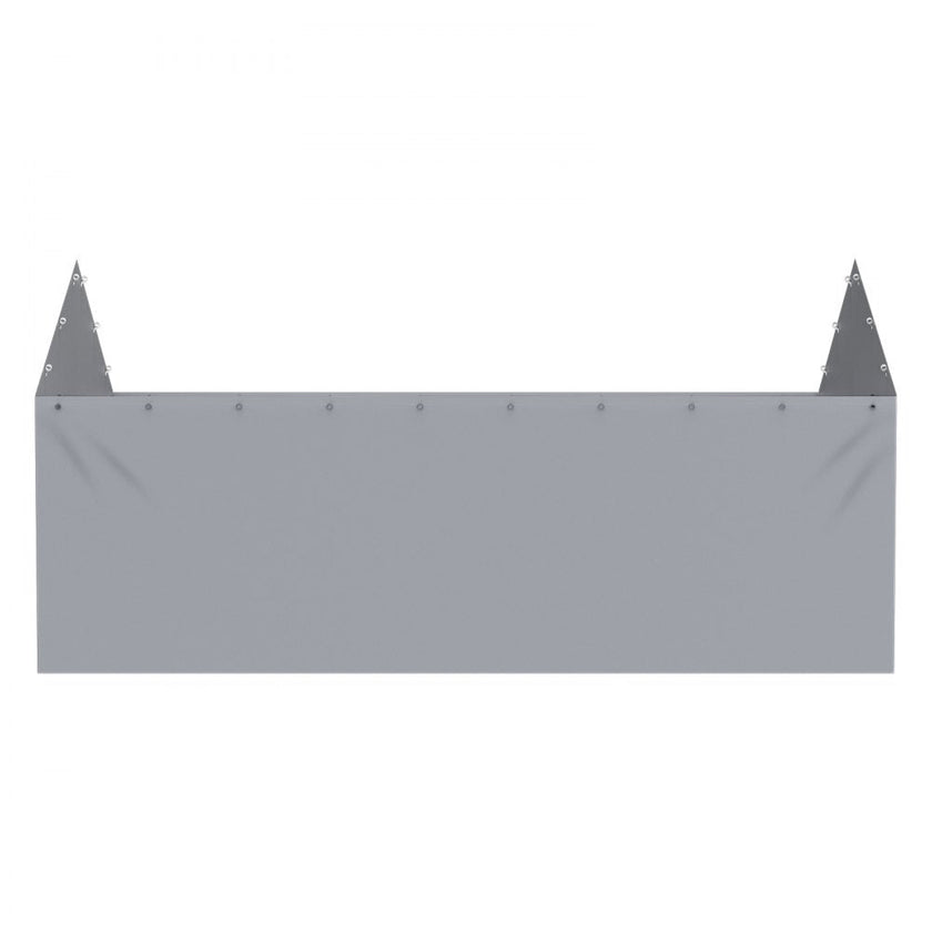 VEVOR Carport Replacement Canopy Cover Side Wall 12 x 20 ft, Garage Tent Shelter Tarp Heavy-Duty Waterproof & UV Protected, Easy Installation with Ball Bungees,Grey (Top and Frame Not Included)