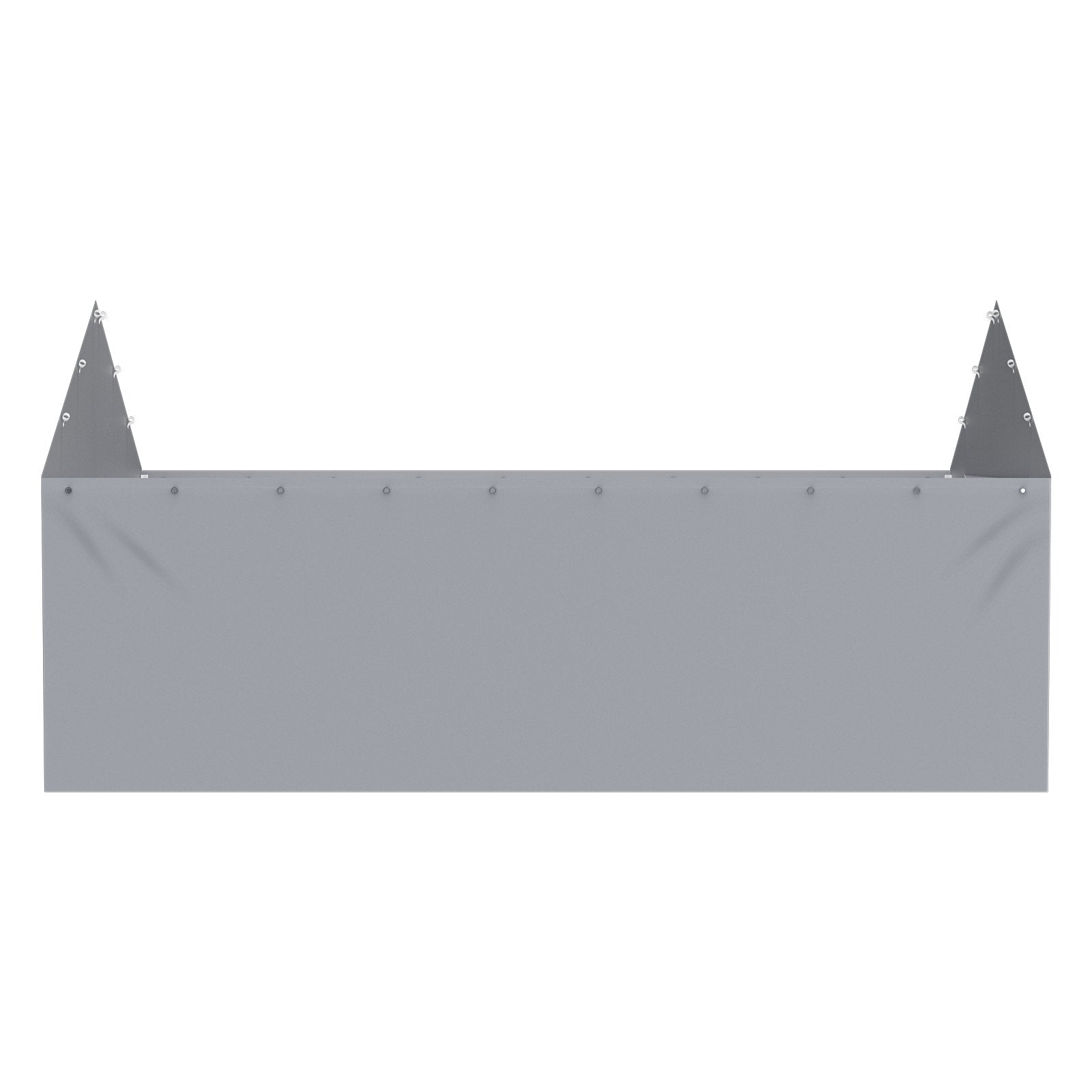 VEVOR Carport Replacement Canopy Cover Side Wall 13 x 20 ft, Garage Tent Shelter Tarp Heavy-Duty Waterproof & UV Protected, Easy Installation with Ball Bungees,Grey (Top and Frame Not Included)