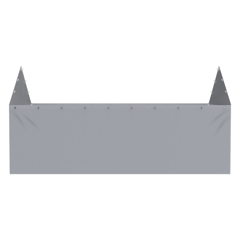 VEVOR Carport Replacement Canopy Cover Side Wall 13 x 20 ft, Garage Tent Shelter Tarp Heavy-Duty Waterproof & UV Protected, Easy Installation with Ball Bungees,Grey (Top and Frame Not Included)
