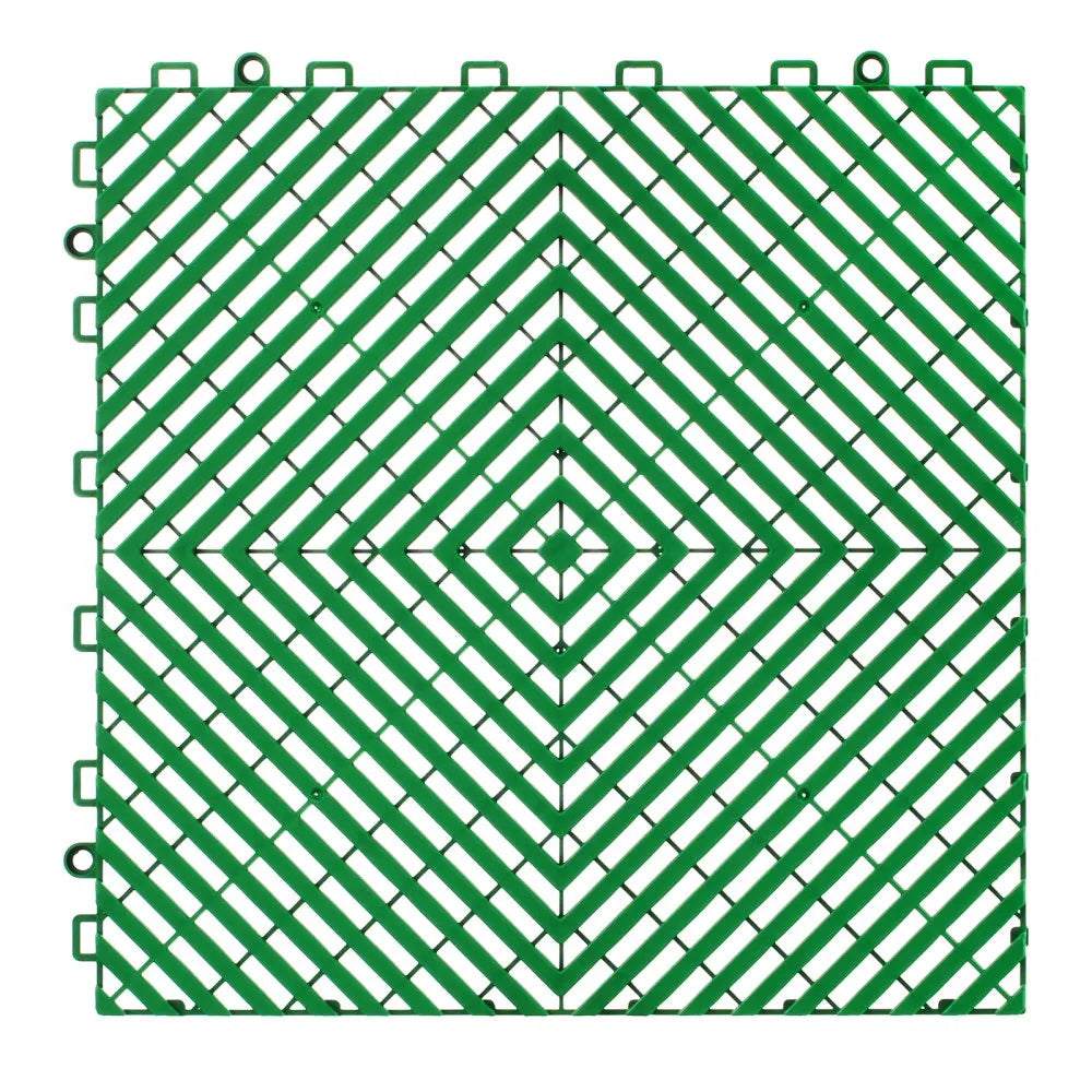 VEVOR Interlocking Drainage Mat Drainage Cushion 12” x 12” Modular Floor Tile