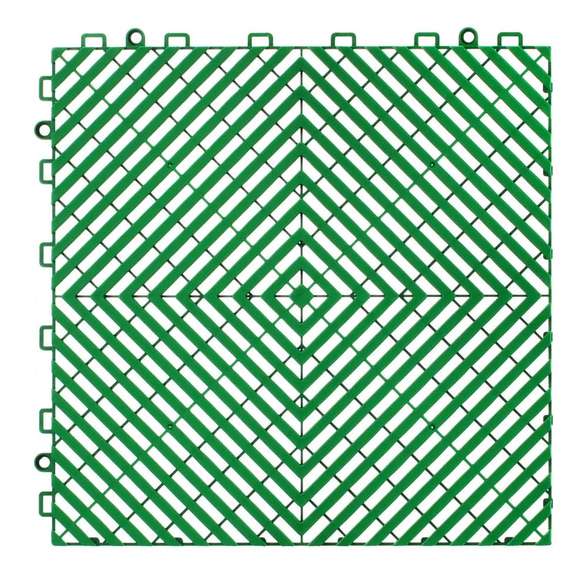 VEVOR Interlocking Drainage Mat Drainage Cushion 12” x 12” Modular Floor Tile
