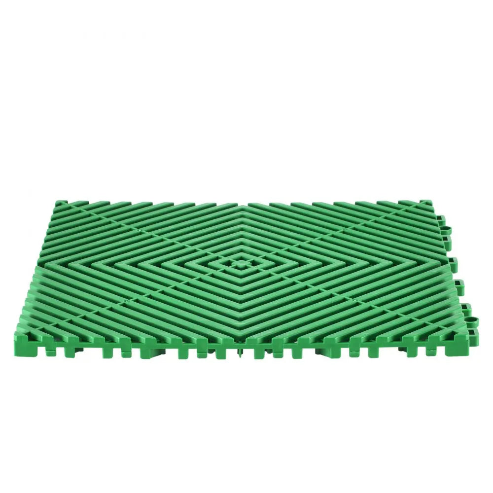 VEVOR Interlocking Drainage Mat Drainage Cushion 12” x 12” Modular Floor Tile