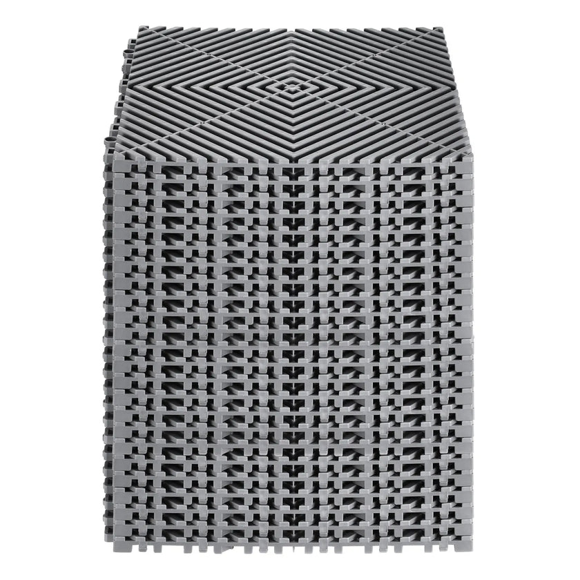 VEVOR Drainage Mat Drainage Floor Tile 12” x 12” Modular Interlocking Cushion