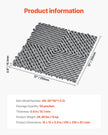 VEVOR Drainage Mat Interlocking Drainage Cushion 12” x 12” Modular Floor Tile