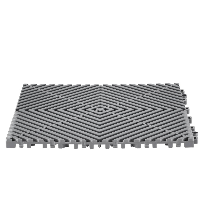 VEVOR Drainage Mat Interlocking Drainage Cushion 12” x 12” Modular Floor Tile