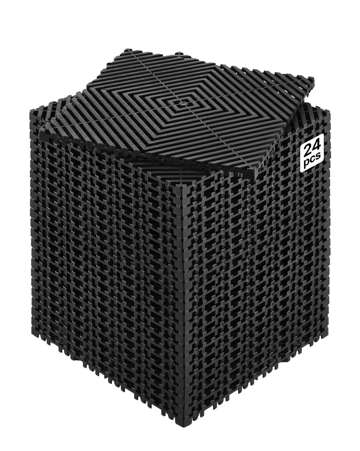 VEVOR Drainage Mat Modular Interlocking Mat 12” x 12” Drainage Floor Tile