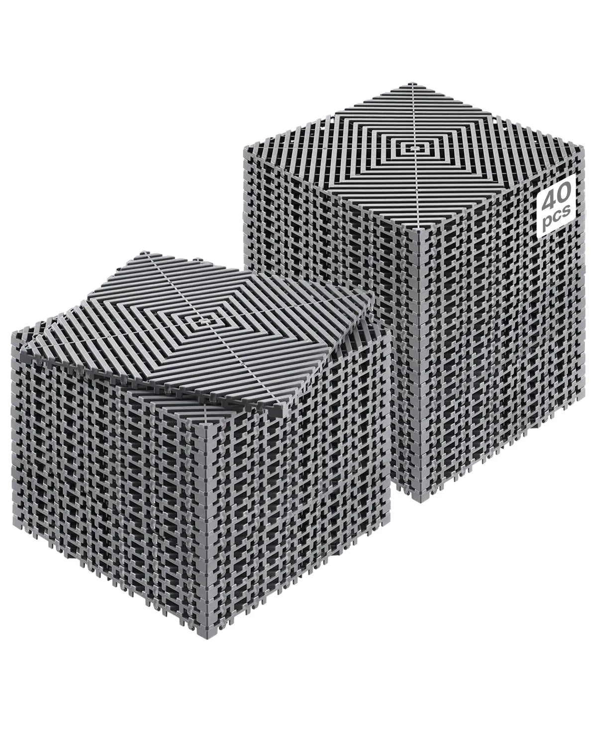 VEVOR Drainage Mat Drainage Floor Mat 12” x 12” Modular Interlocking Cushion