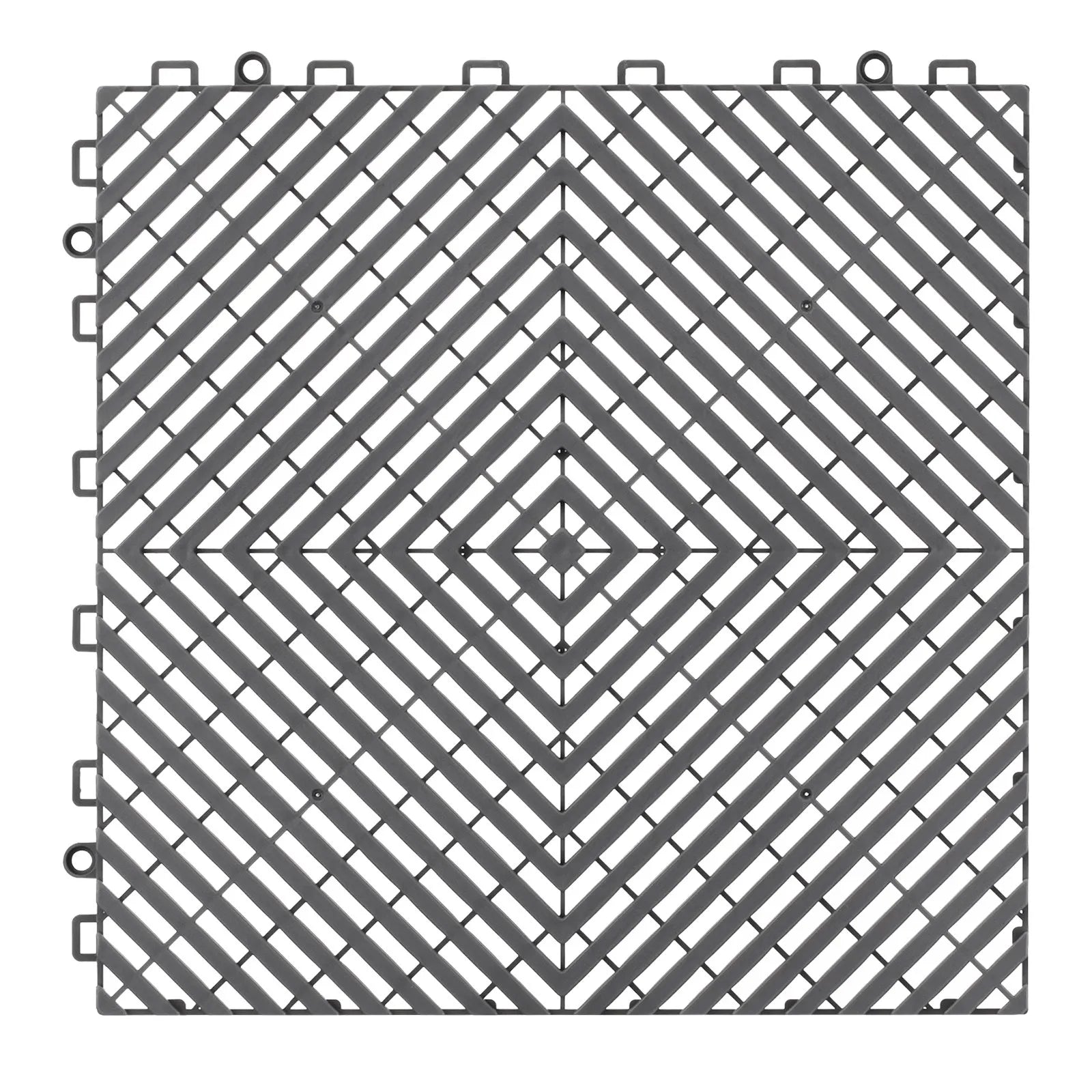 VEVOR Drainage Mat Drainage Floor Mat 12” x 12” Modular Interlocking Cushion