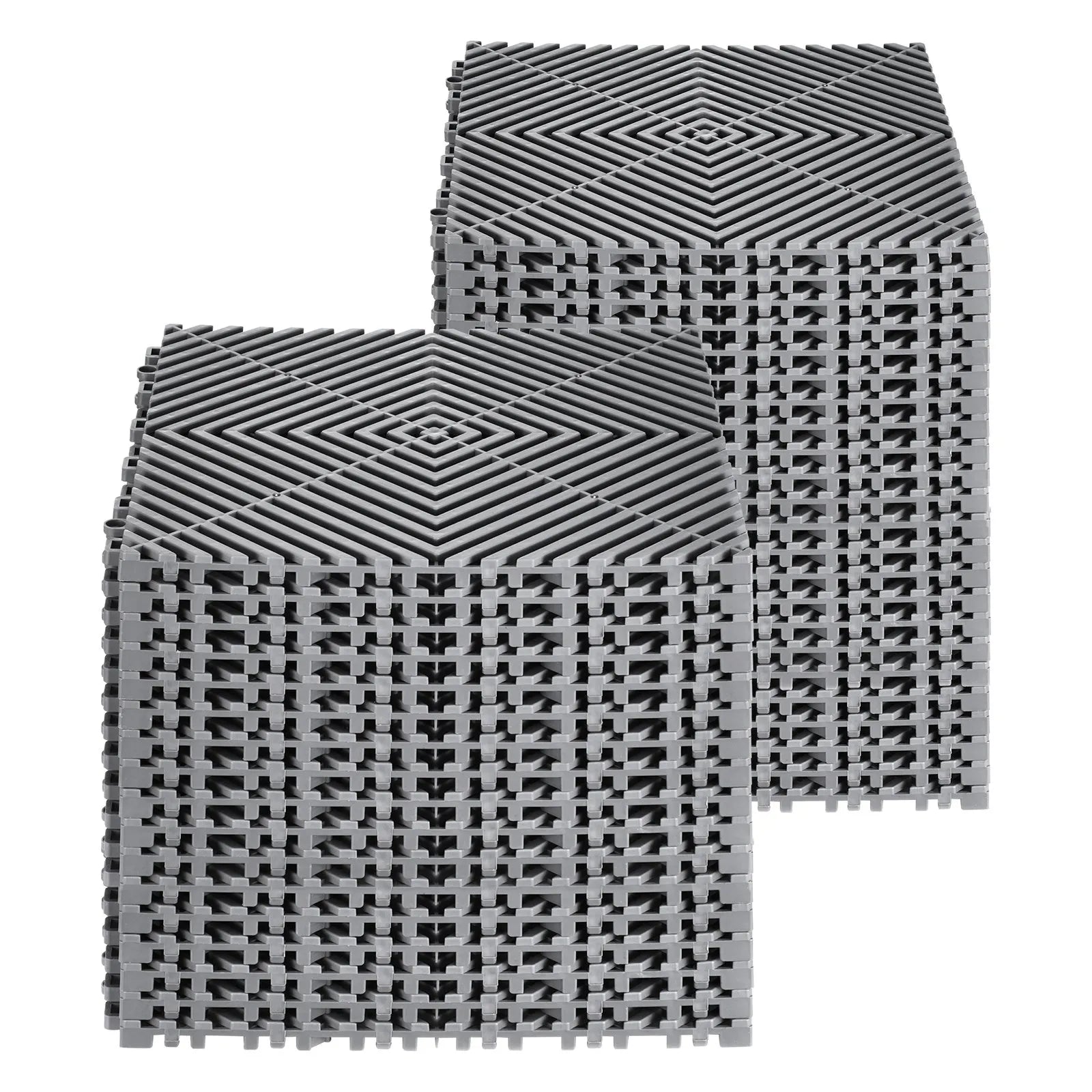 VEVOR Drainage Mat Drainage Floor Mat 12” x 12” Modular Interlocking Cushion
