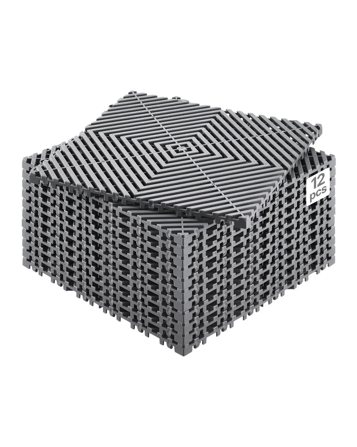 VEVOR Drainage Mat Modular Interlocking Cushion 12” x 12” Drainage Floor Mat