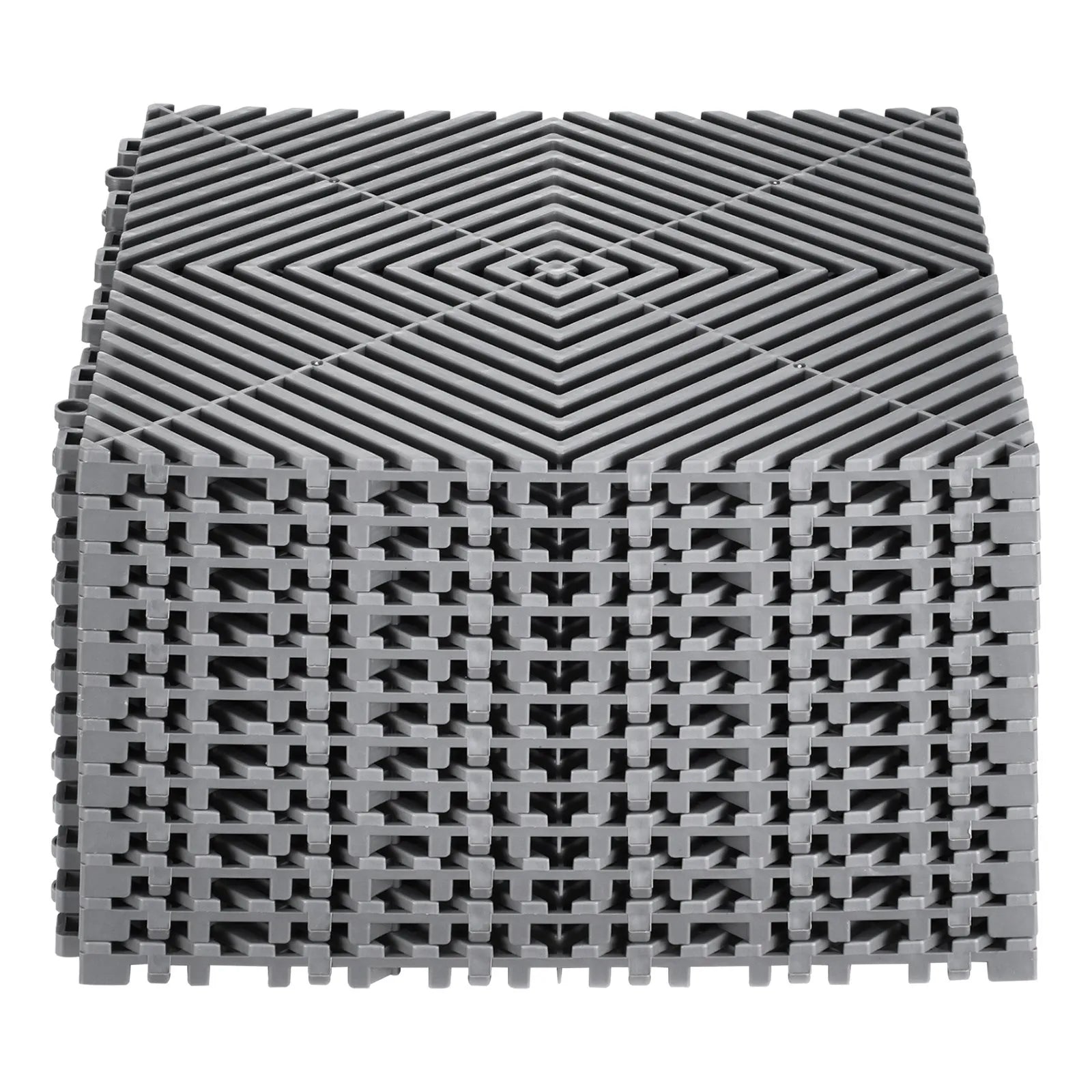 VEVOR Drainage Mat Modular Interlocking Cushion 12” x 12” Drainage Floor Mat