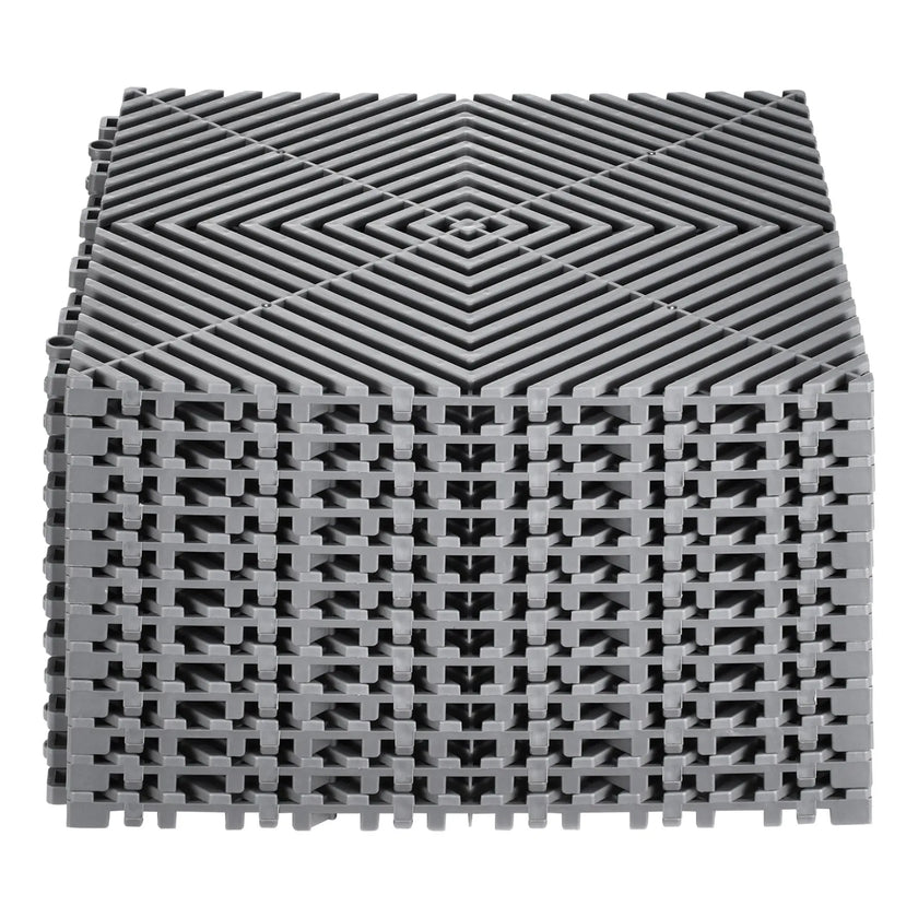 VEVOR Drainage Mat Modular Interlocking Cushion 12” x 12” Drainage Floor Mat