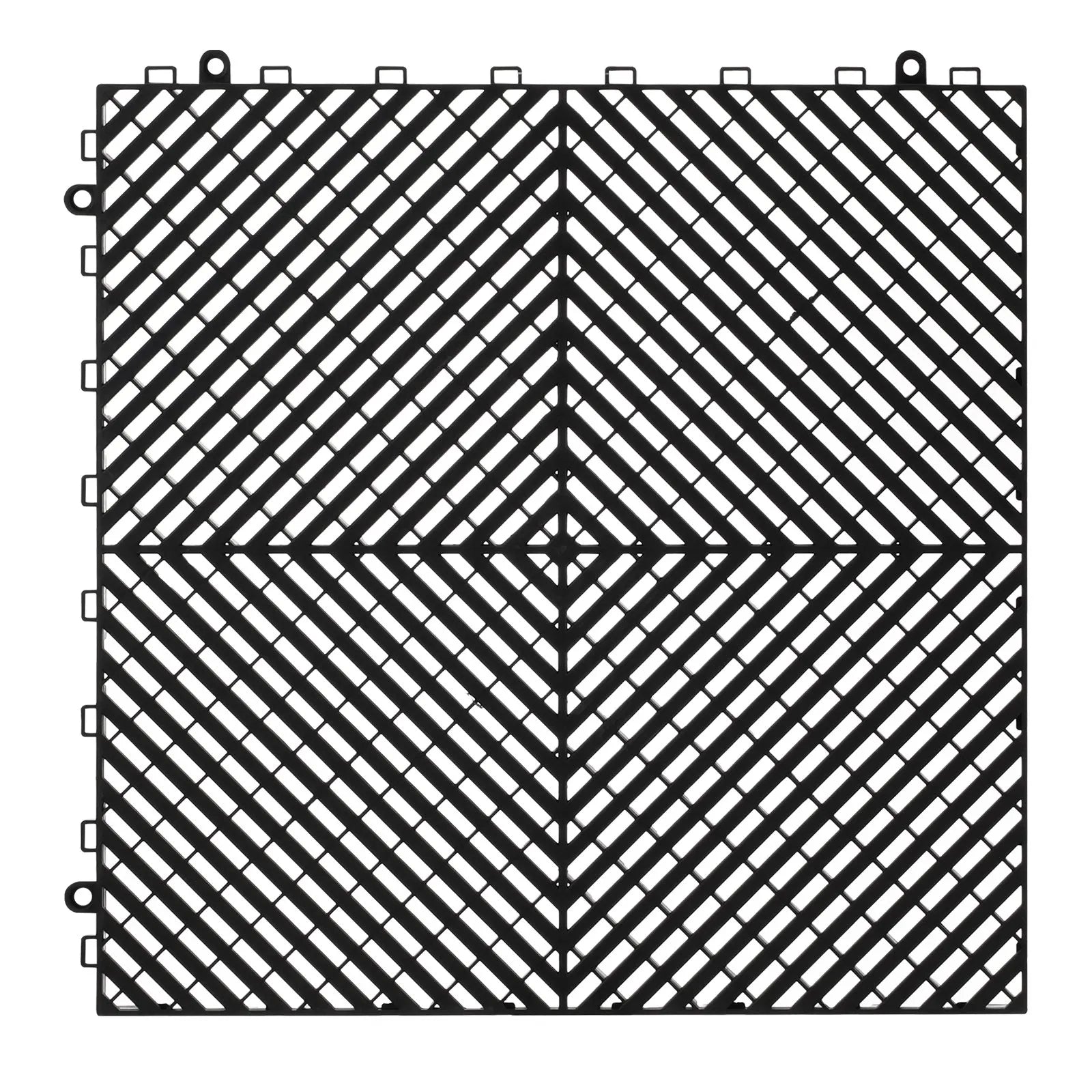 VEVOR Drainage Mat Modular Interlocking Cushion 15.7” x 15.7” Drainage Tile