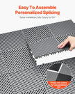 VEVOR Drainage Mat Modular Interlocking Mat 15.7” x 15.7” Drainage Floor Tile
