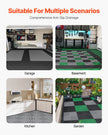 VEVOR Drainage Mat Modular Interlocking Mat 15.7” x 15.7” Drainage Floor Tile