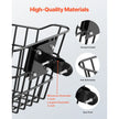 VEVOR Front Bike Basket Electric Scooter Basket with Fixed Bracket Kids/Adult