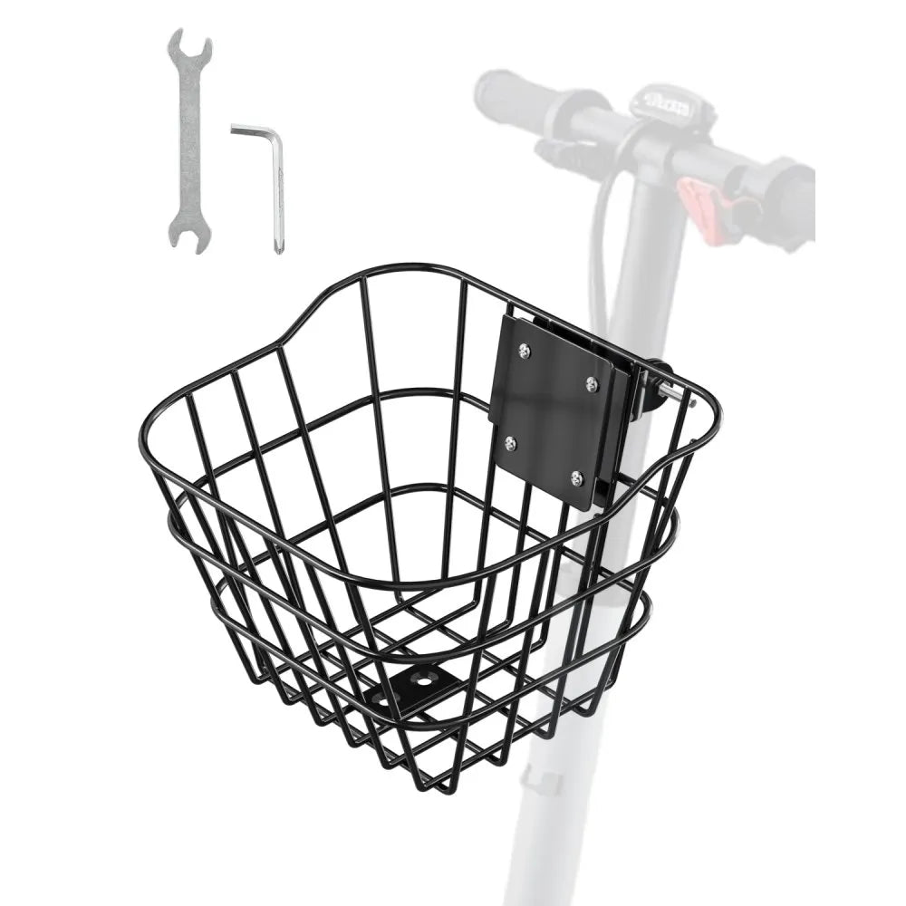 VEVOR Front Bike Basket Electric Scooter Basket with Fixed Bracket Kids/Adult