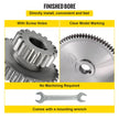 VEVOR 27PCS Metal Lathe Gears, Precise Mini Lathe Replacement Gears including Box Gear Set, Slotless Gears, Metal Motor Gears, Variable Gears, Belt Gear for CJ0618 Mini Lathes & Milling Machines