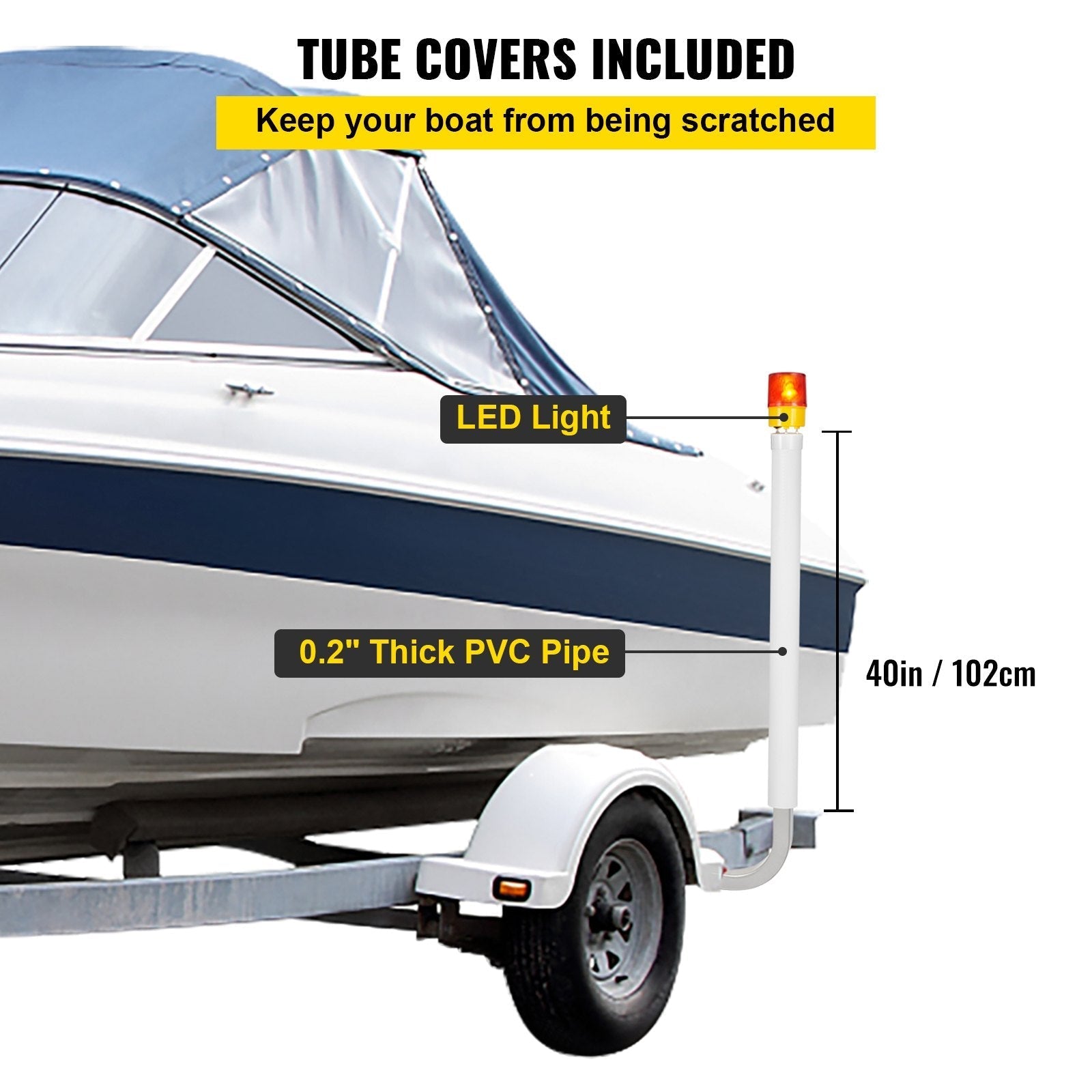 VEVOR Boat Trailer Guide-on, 40