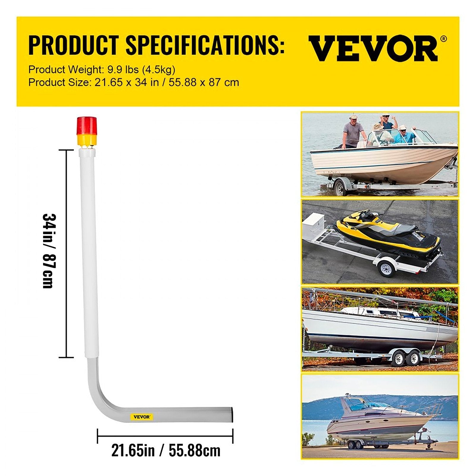 VEVOR Boat Trailer Guide-on, 40