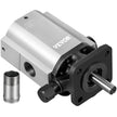 VEVOR Hydraulic Log Splitter Pump, 16GPM, 2 Stage 4000PSI Wood Log Splitter Pump, 1'' Inlet 1/2'' NPT Outlet 3600 RPM Aluminum Hydraulic Gear Pump, for Small Engine Mounting Log Splitters Snowplow