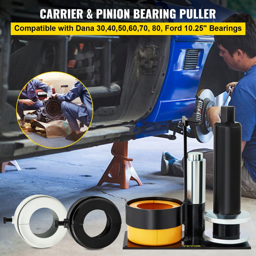 VEVOR Carrier & Pinion Bearing Puller, Compatible with Dana?30,40,50,60,70,?80,?Ford?10.25\