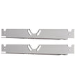 VEVOR Wheel Alignment Tool, 2-Pack Toe Alignment Toe Plates, Stainless Steel Wheel Alignment Tool Plate, Toe Angle Accurate Measurement, Includes 2 Measuring Tapes & Conversion Chart