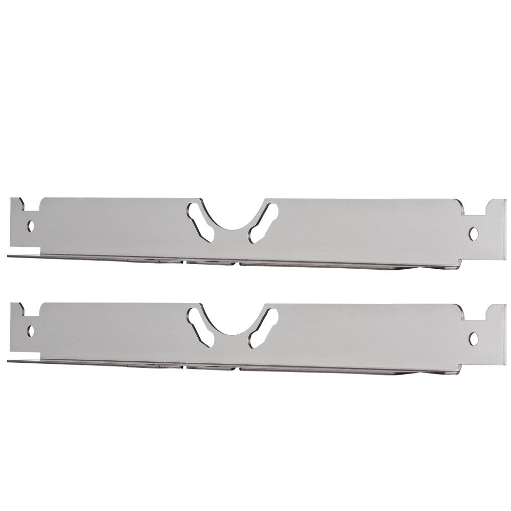 VEVOR Wheel Alignment Tool, 2-Pack Toe Alignment Toe Plates, Stainless Steel Wheel Alignment Tool Plate, Toe Angle Accurate Measurement, Includes 2 Measuring Tapes & Conversion Chart