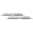 VEVOR Wheel Alignment Tool, 2-Pack Toe Alignment Toe Plates, Stainless Steel Wheel Alignment Tool Plate, Toe Angle Accurate Measurement, Includes 2 Measuring Tapes & Conversion Chart