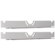 VEVOR Wheel Alignment Tool, 2-Pack Toe Alignment Toe Plates, Stainless Steel Wheel Alignment Tool Plate, Toe Angle Accurate Measurement, Includes 2 Measuring Tapes & Conversion Chart