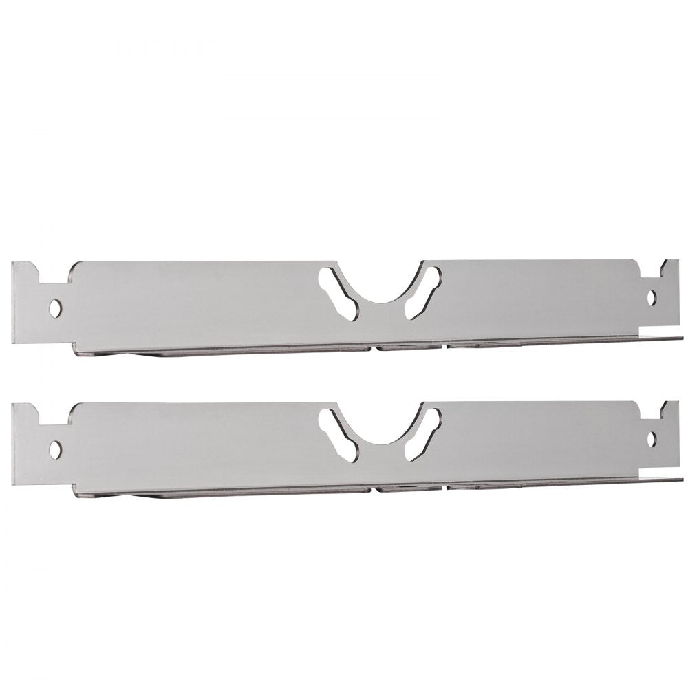 VEVOR Wheel Alignment Tool, 2-Pack Toe Alignment Toe Plates, Stainless Steel Wheel Alignment Tool Plate, Toe Angle Accurate Measurement, Includes 2 Measuring Tapes & Conversion Chart