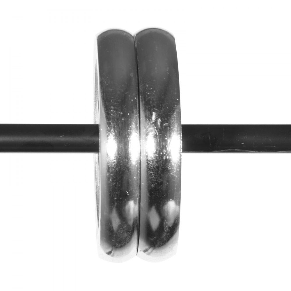 VEVOR Double Rod Curtain Rods, 36-72 inches(3-6ft) Adjustable Length, Black Double Curtain Rods with Round Finials, 1