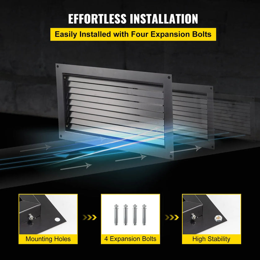 VEVOR Crawl Space Flood Vent Foundation Flood Vent 16