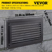 VEVOR Crawl Space Flood Vent Foundation Flood Vent 16