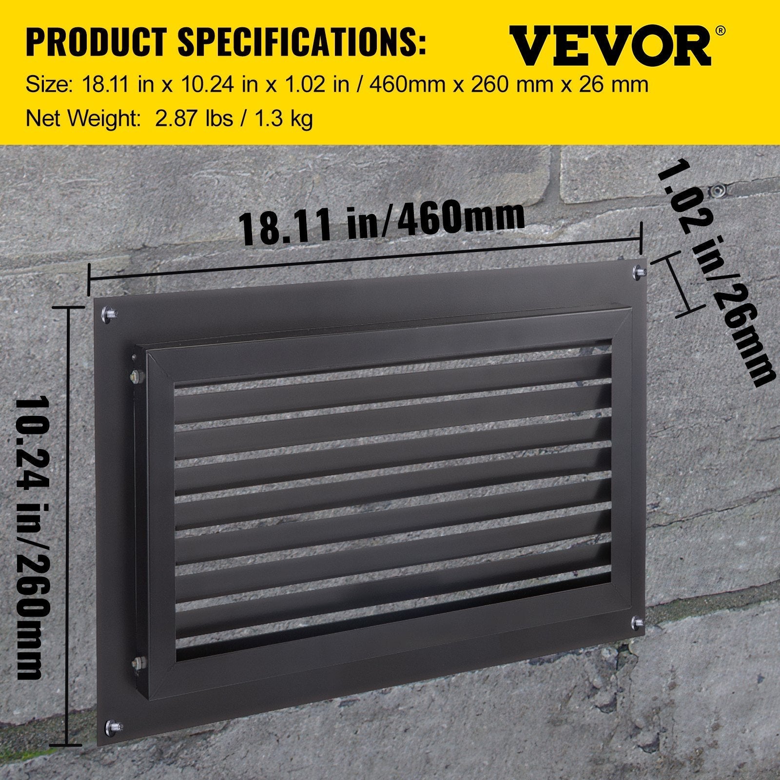 VEVOR Foundation Flood Vent, 8