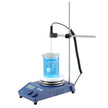 VEVOR Magnetic Stirrer Hot Plate, Max 644°F/340°C, 0-1500 RPM Hot Plate with Magnetic Stirrer, 20L Hot Plate Stirrer with LED Screen, Support Stand and Stir Bars Included, 650W Heating Power