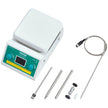 VEVOR Magnetic Stirrer Hot Plate, Max 572°F/300°C, 0-2000 RPM Hot Plate with Magnetic Stirrer, 2000mL Hot Plate Stirrer with LED Screen, Support Stand and Stir Bars Included, 500W Heating Power