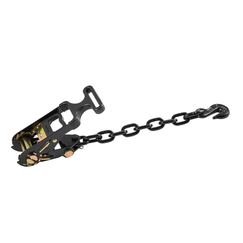 VEVOR Wheel Chock Tie-Down Kit, Tire-Style Tow Dolly Strap, Car Tie Down Kit with Heavy-Duty Hook, Break Strength 10009 lbs & Working Load 3333 lbs Motorcycle Tie-Down System with O-Ring for ATV, SUV