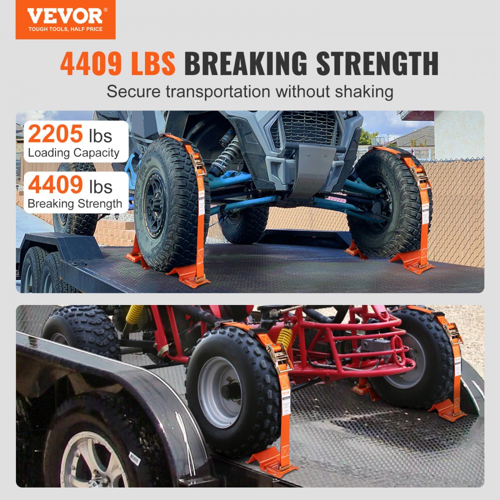 VEVOR Wheel Chock Tie Down Kit, 2