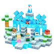 VEVOR Magnetic Blocks 150 PCS Glacier Castle Set STEM Montessori Sensory Toys