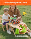 VEVOR Magnetic Blocks 100 PCS Dark Castle Set STEM Montessori Sensory Toys