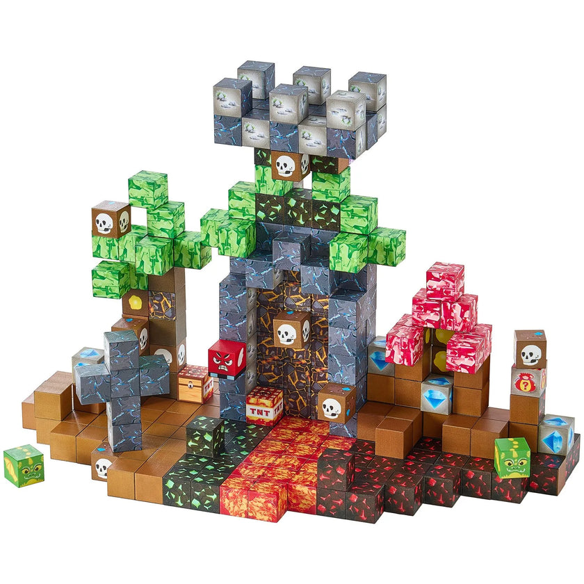 VEVOR Magnetic Blocks 100 PCS Dark Castle Set STEM Montessori Sensory Toys