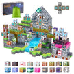 VEVOR Magnetic Blocks 100 PCS Cemetery Zombies Set STEM Montessori Sensory Toys