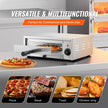 VEVOR Electric Pizza Oven 12-inch 1500W 122-662? Temp Range Removable Crumb Tray