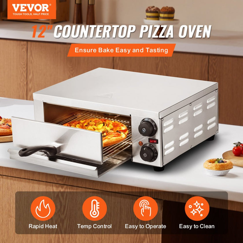 VEVOR Electric Countertop Pizza Oven 12