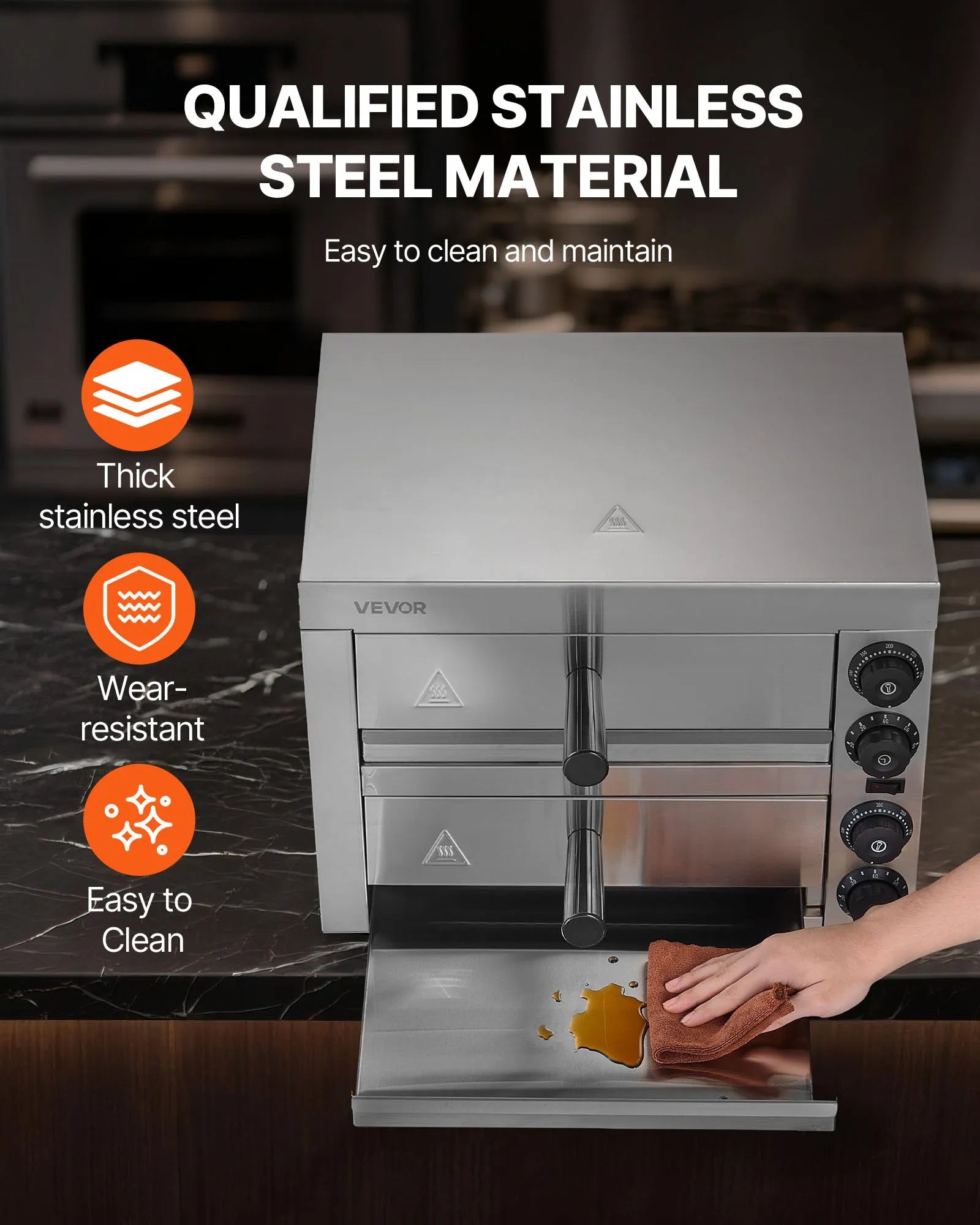 VEVOR Electric Countertop Pizza Oven 12